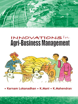 cover image of Innovations in Agribusiness Management